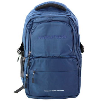 Functional City Backpack 9 Pockets Navy Blue 35L 48cm