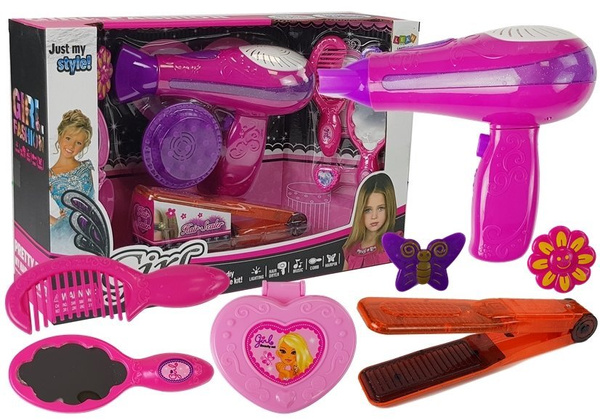 Beauty Set with Accessories Dryer Straightener