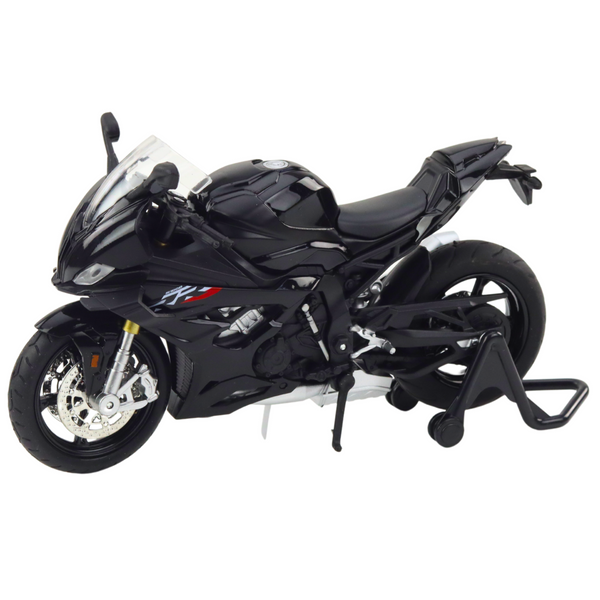 Sports Motorcycle Metal Lights Sounds Black S1000 1:12