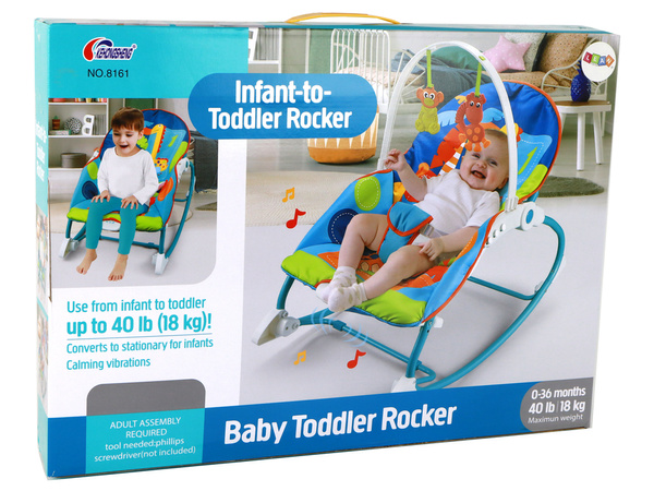 Bouncer Rocker 2in1 Children's Rocker Seat Sounds Vibrations