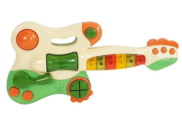 Interactive Baby Piano Guitar Sound Light Green