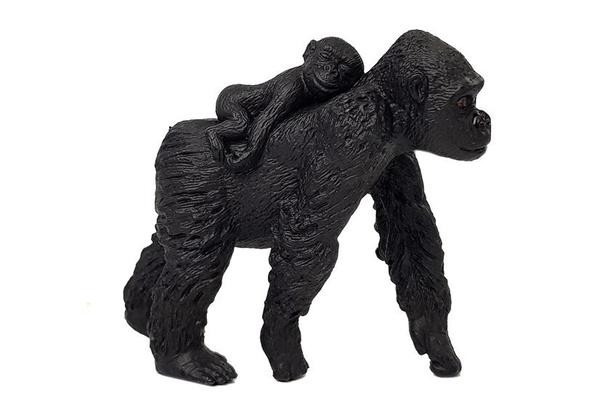 Satz von Figuren Tiere Gorilla