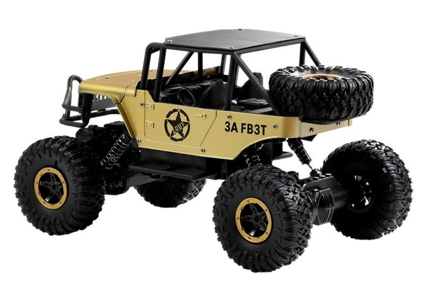 R/C Monster Car Jeep 1:18 Gold
