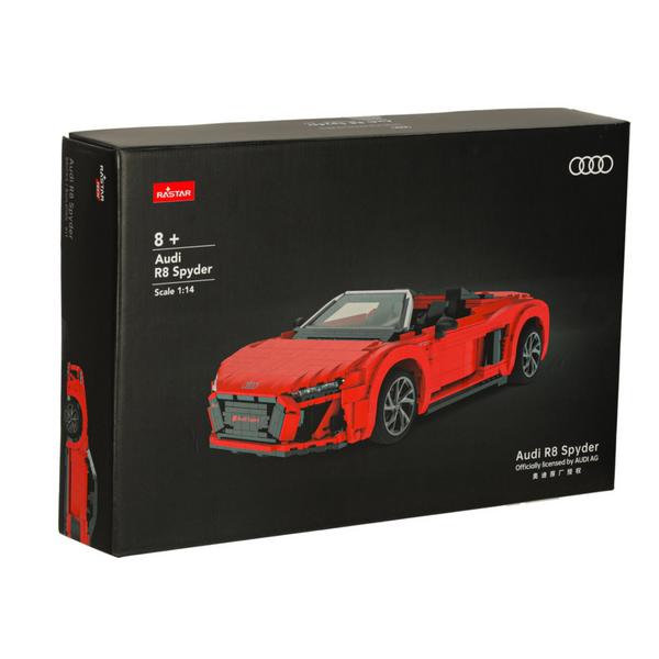 AutoRC Building Blocks 1:14 Audi R8 Spyder 1440 Elements Rastar 93800