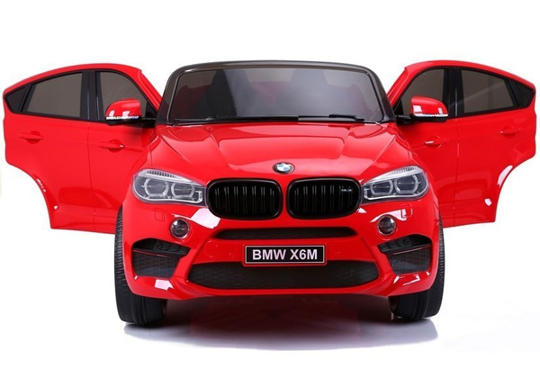 Elektroauto BMW X6 Rot Kinderfahrzeug Ledersitz weiche EVA-Reifen 2x45W Auto