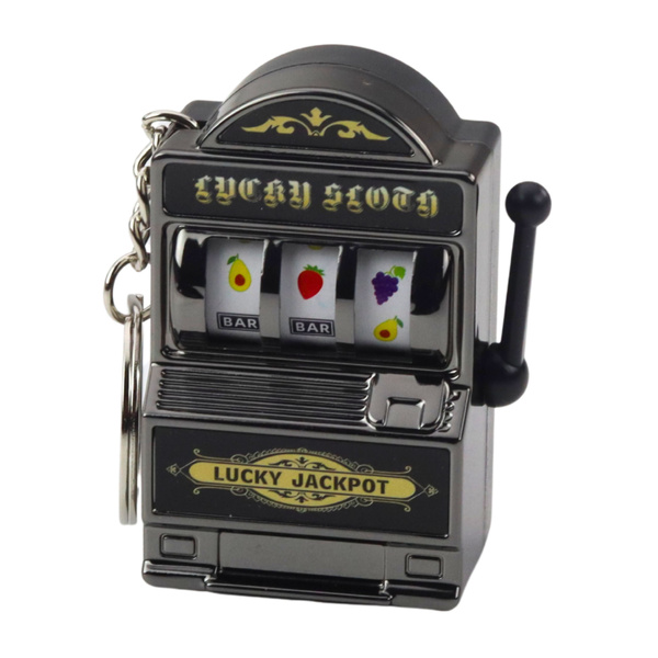 Brelok Mini Maszyna Kasynowa Slot Automat Ruchomy Drążek Mix Kolor