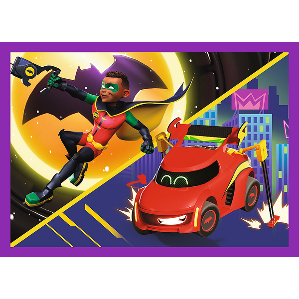Puzzle - 4in1 - Meet Batwheels - Warner Batwheels 34658