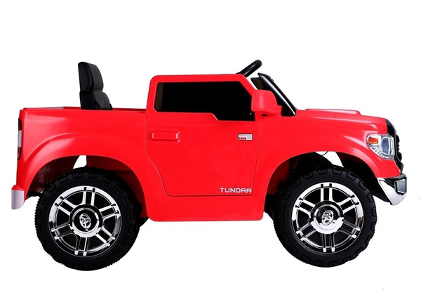 Electric Ride-On Car Toyota Tundra Red Painted