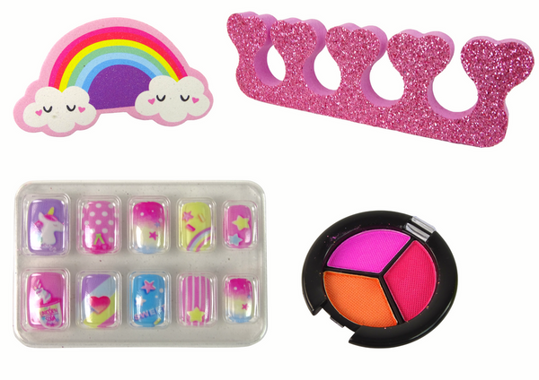 Unicorn nail art makeup set