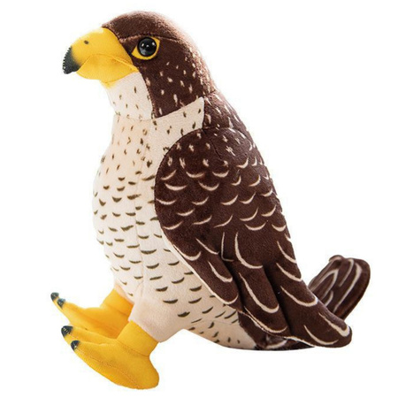 Plush Toy Falcon Bird Brown 30cm