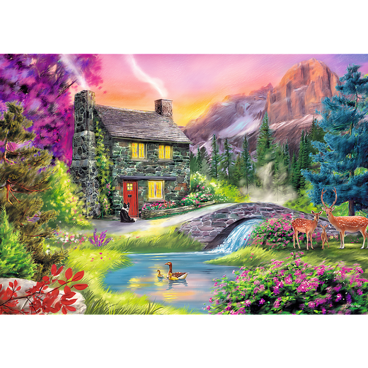 Puzzle – 500 pcs – Mountain Idyll Trefl 37325