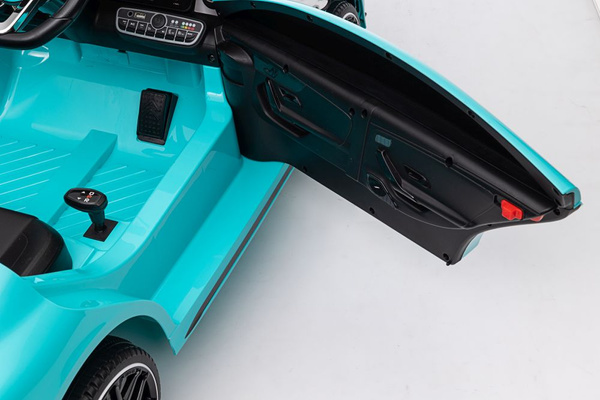 Battery-powered car Mercedes CLA 45s AMG Turquoise 4x4
