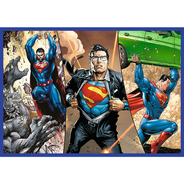 Puzzle - 4x250 - Superman's Courage - Warner Superman Trefl 13340
