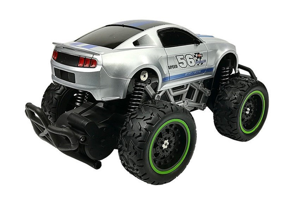 Remote controlled Car Off-road R/C Silver High Wheels