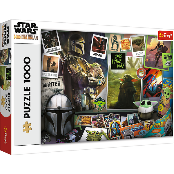 Puzzle - 1000 - Kolekcja Grogu - Gwiezdne wojny - STAR WARS - Trefl 10718