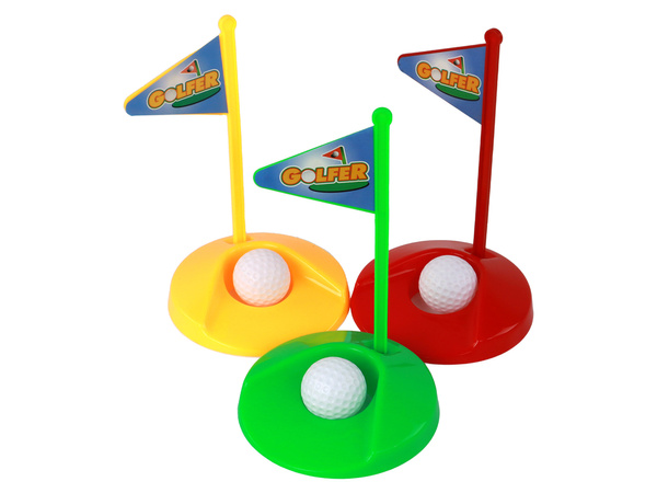 Mini Golf Set for Children, Sticks, 12 Pieces.