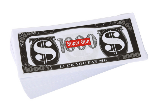 Money Gun Shooting Red Launcher Money Gun Banknotes