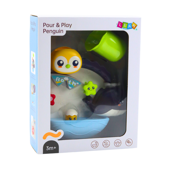 Interactive Water Bath Toy Penguin Whale