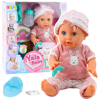 Babypuppe Kleinkind-Pipi-Set Zubehör Geräusche 35cm