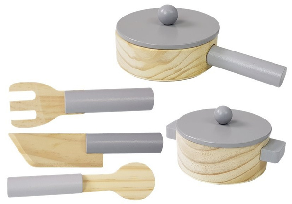 Holzküche Bella für Kinder Weiße Accessoires