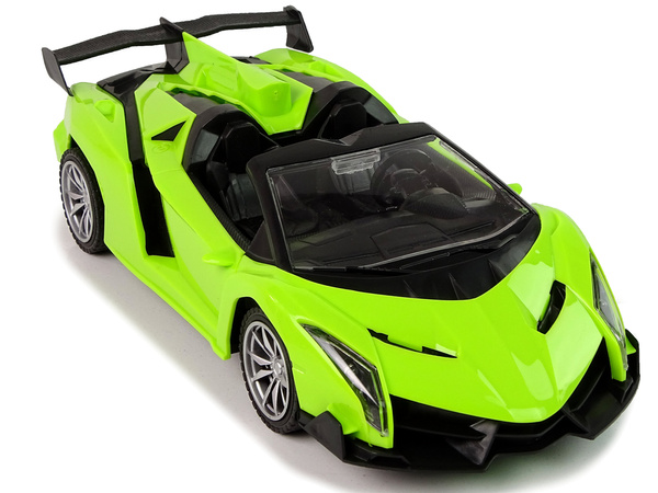 Remote Controlled Sports Car R/C 1:18 Green