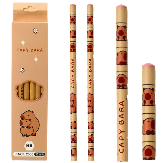 Capybara Skizzenstifte-Set, 12-teilig