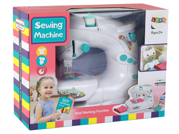 Sewing Machine for Children Like a Real White Battery Operated