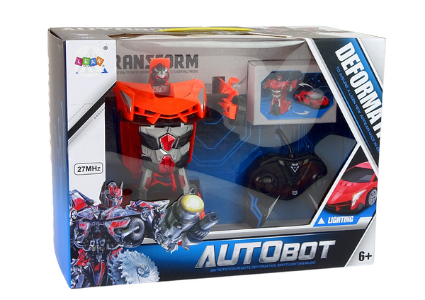 Car Robot 2in1 Remote Control R/C Remote Control Orange