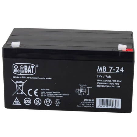Vehicle Gel Battery For 24V7AH Battery
