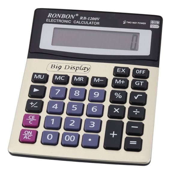 Ronbon RB-1200V Office Calculator Large 12-Digit Display