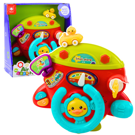 Interactive Airplane Board Cockpit Multifunctional Little Pilot Sounds