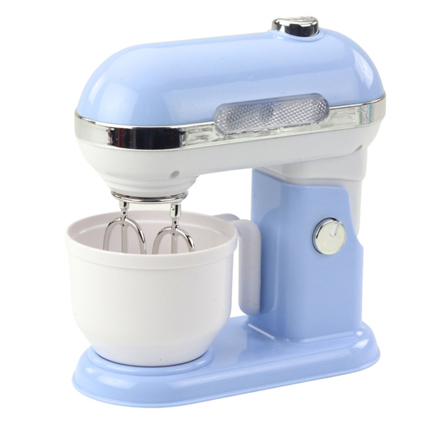 Mixer Kitchen Robot For Kids Lights Rotating Mechanism Blue