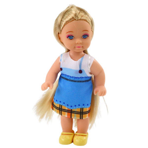Kaibibi Mini Doll Colorful Dress Long Hair 12 cm Mix