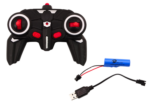 Remote Control Car 1:18 Drift 360 Lights Sounds Black