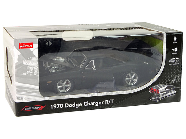 Car R/C Dodge Charger 1:16 Rastar Black
