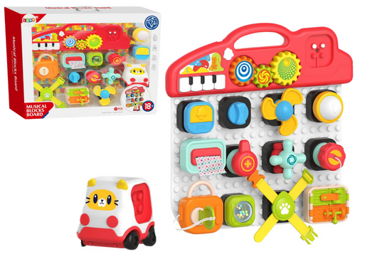 Sensory Board for Children, Educational Panel, Interactive Piano