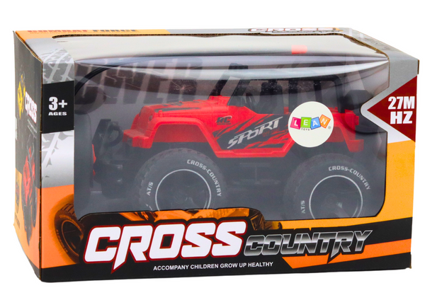 Toy Car Remote Controlled Off-Road Car RC 1:18 Red