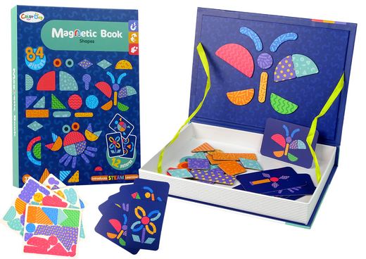Magnetic Educational Puzzle Shapes 84 Magnets Cards