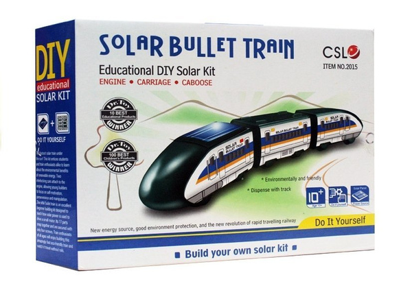 Solarzug Sonnenzug Solar Bullet Train DIY Spielzeug