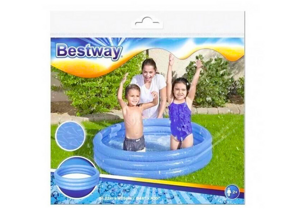 Aufblasbarer Pool Blau 122 cm x 25 cm Bestway 51025