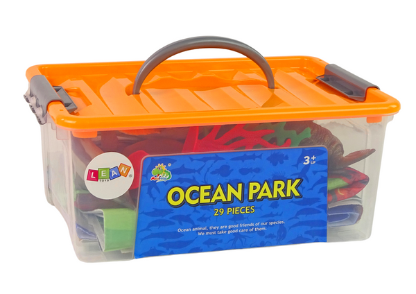 Marine Animals Fish Large Set Figures and Accessories 24 pcs.