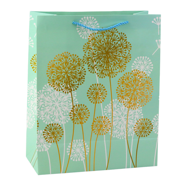 Geschenktüte Löwenzahn Golden Elements 32 x 26 x 12 cm