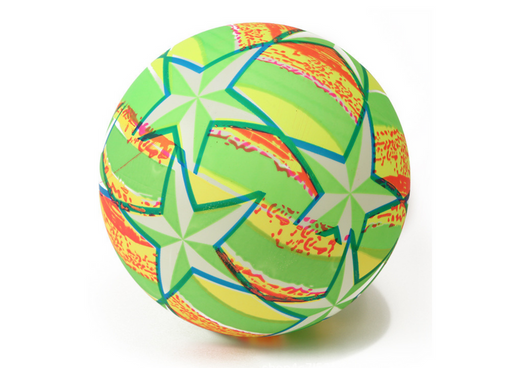 Rubber Ball Bright Stars Green 24 Cm