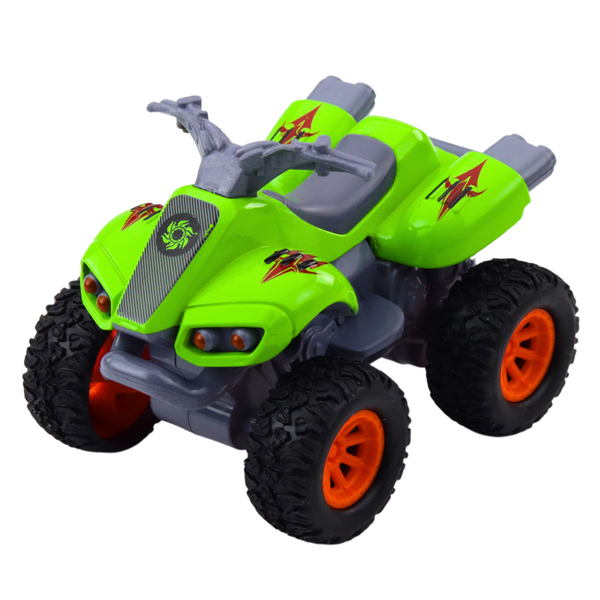 Quad mit Gummireifen und Metallkarosserie