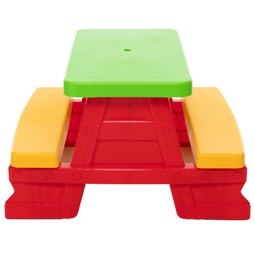 Dorex Children's Garden Table and Bench Set Red