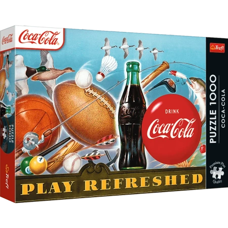 Puzzle - 1000 Premium Plus - Coca-Cola: A Moment of Refreshment - Trefl 12101