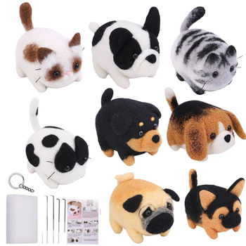 DIY Felting Kit - Worsted Wool Dog Cat Mix