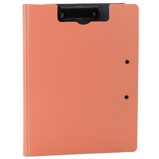 Board with Cover Two Clips A4 Plastic Pink