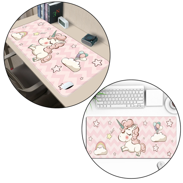Tastatur-Schreibtischunterlage mit Einhorn-Gummi, 80 x 30 cm