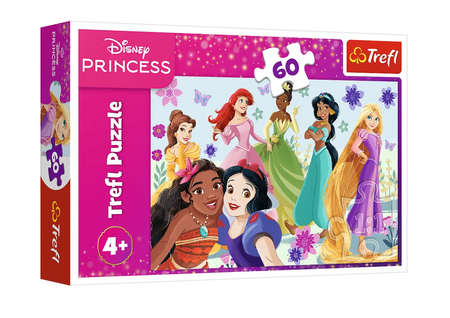 Puzzle – 60 – Princesses in Action – Disney Princess – Trefl 17409